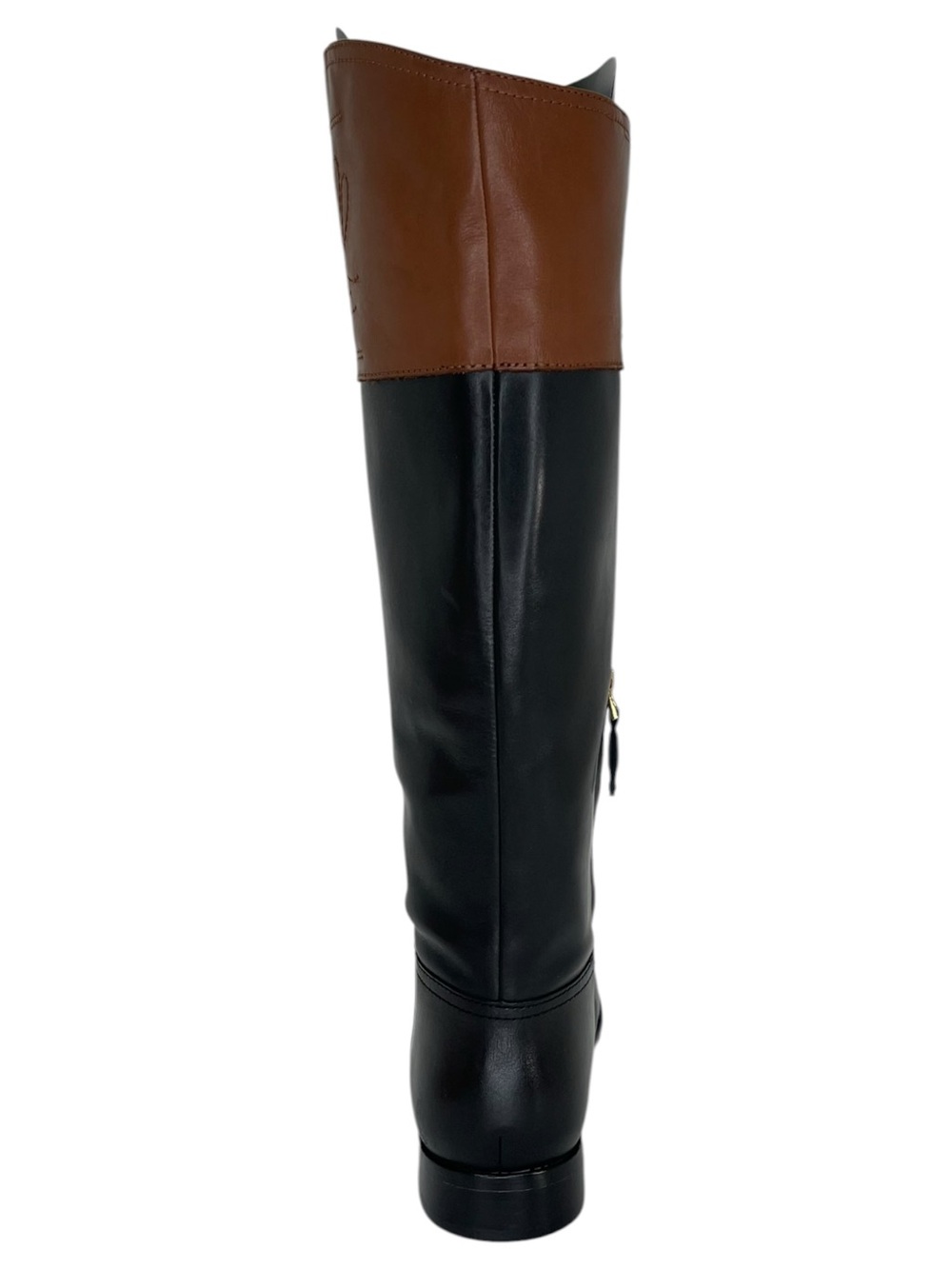 Lauren Ralph Lauren Justine Black Leather Knee High Womens Boots Size 9M - Picture 4 of 12
